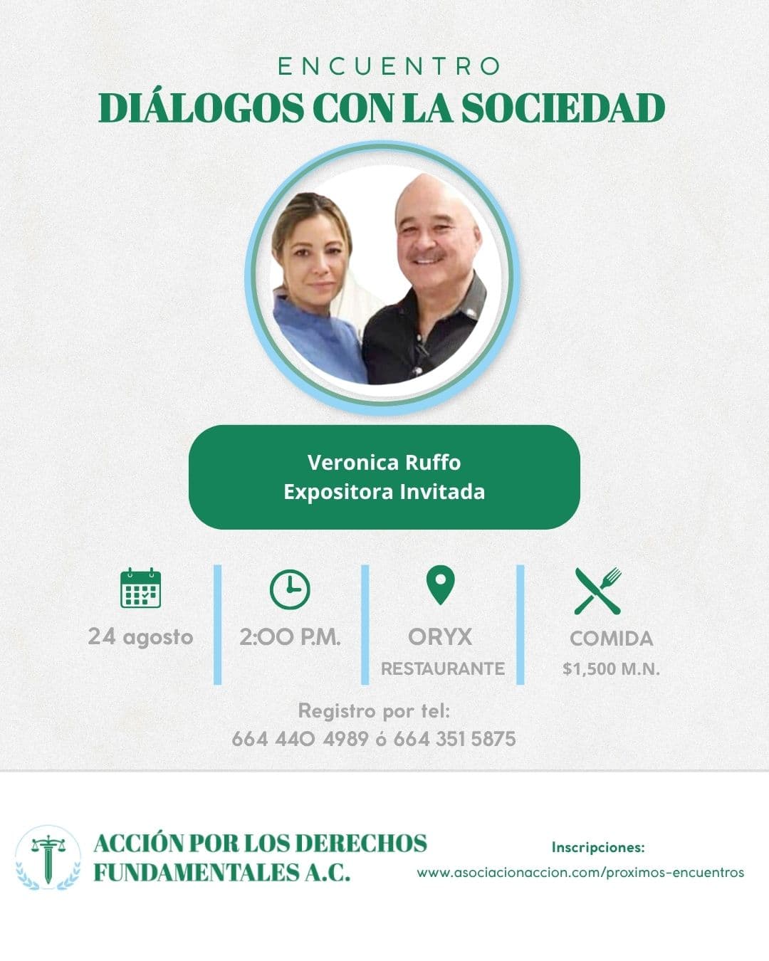 Diálogos con la Sociedad con Verónica Ruffo — 24 de agosto de 2026