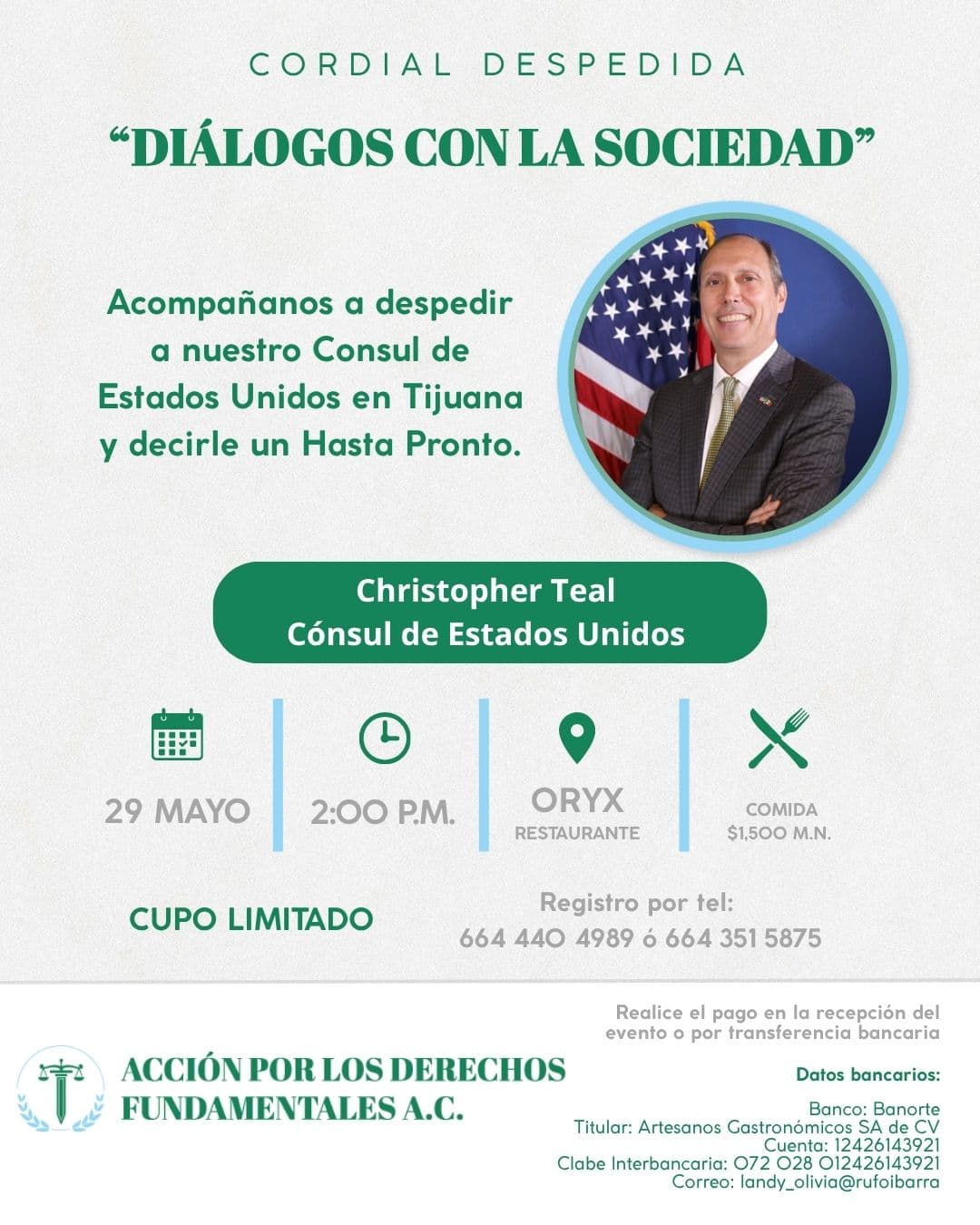 Diálogos con la Sociedad con Christopher Teal — 29 de mayo de 2026