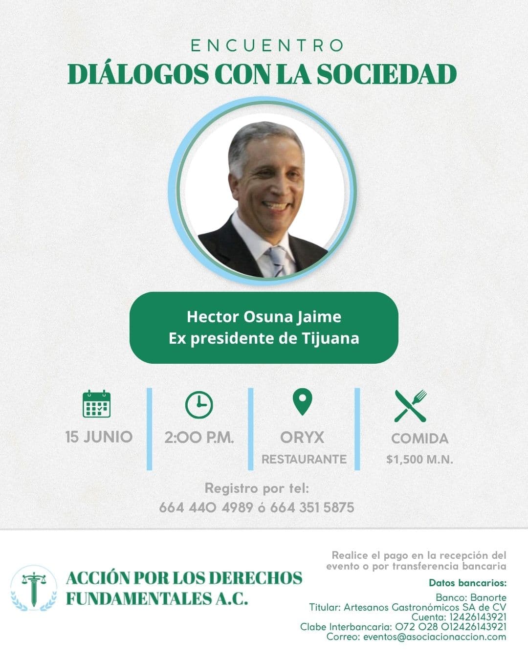 Diálogos con la Sociedad con Héctor Osuna Jaime — 15 de junio de 2026