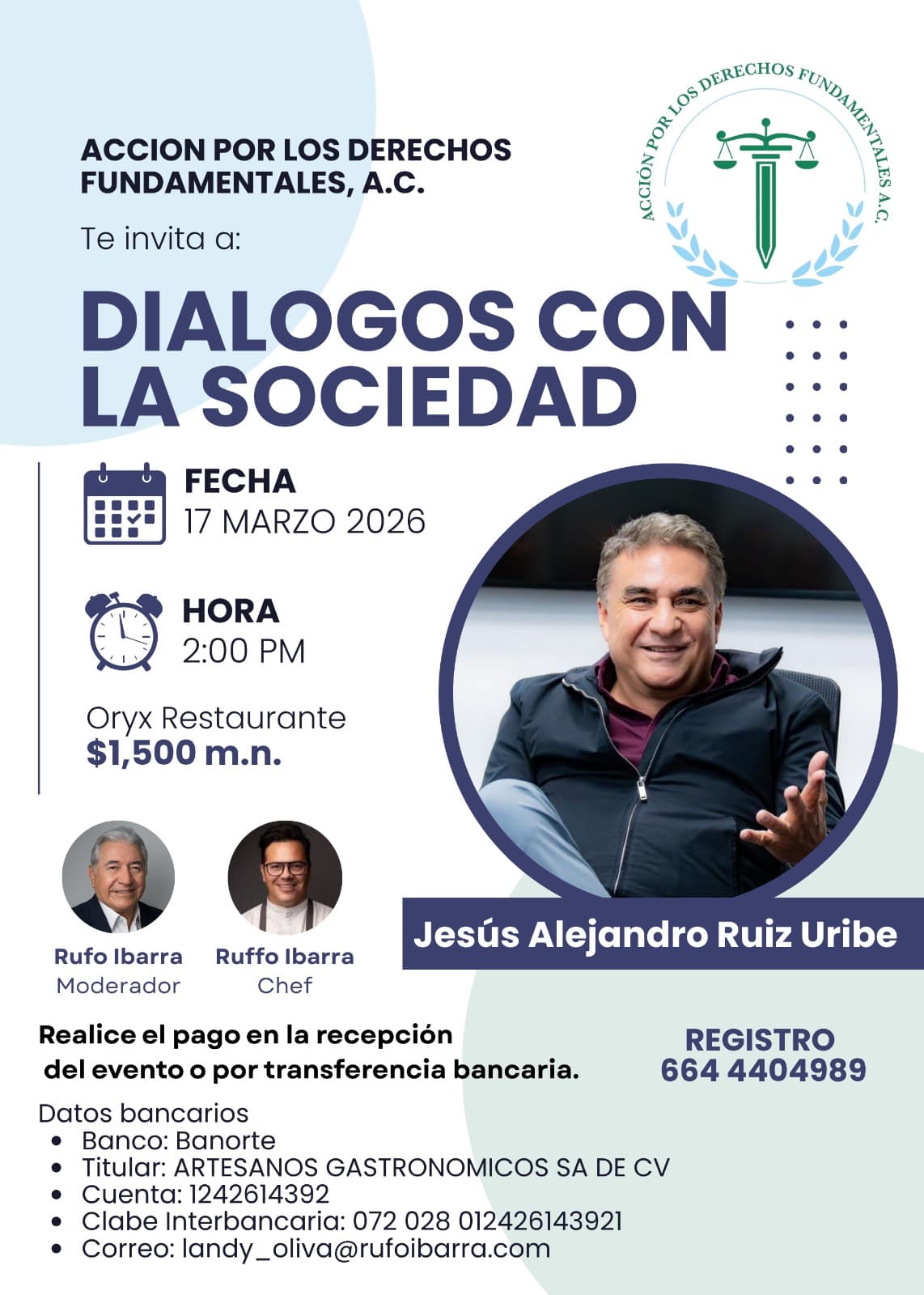 Diálogos con la Sociedad con Jesús Alejandro Ruiz Uribe — 17 de marzo de 2026